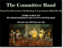 Tablet Screenshot of committeeband.co.uk